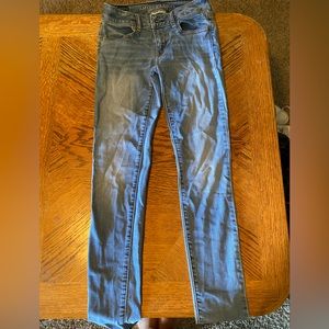 Light blue skinny jeans size 0